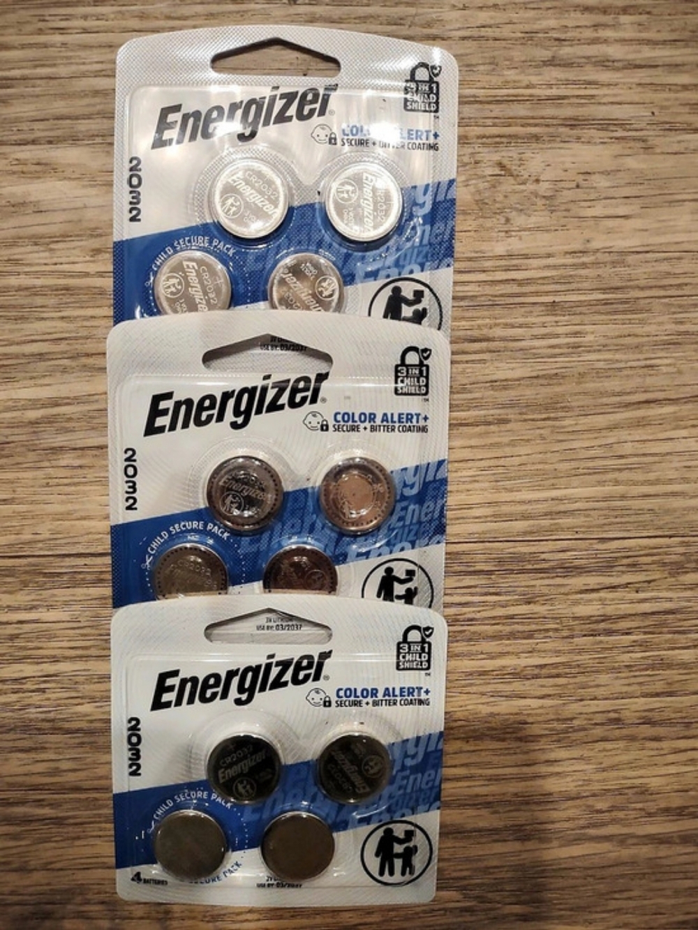 Energizer 2032BP-4 CR2032 Lithium Coin Batteries 12 Pack